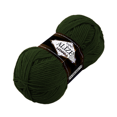 Пряжа Лана голд (LanaGold), 100 г / 240 м, 029 хаки в интернет-магазине Швейпрофи.рф
