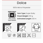 Пряжа Дольче (Dolce), 100 г / 120 м, 854 песок в интернет-магазине Швейпрофи.рф
