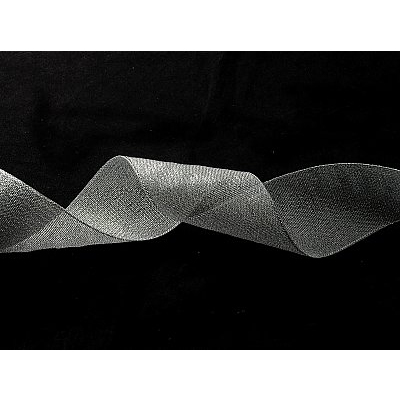 Тесьма металл. 25 мм 0080-2500 (уп. 32,9 м) 411483 серебро в интернет-магазине Швейпрофи.рф