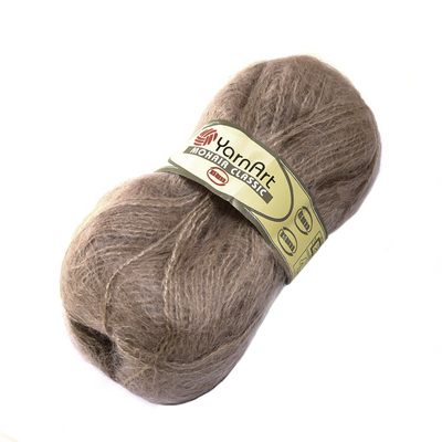Пряжа Мохер YarnArt (Mohair Classic),100 г / 220 м, 116 бежевый в интернет-магазине Швейпрофи.рф