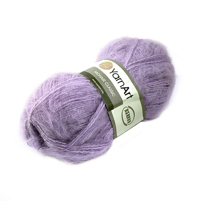 Пряжа Мохер YarnArt (Mohair Classic),100 г / 220 м, 138 светло-сиреневый в интернет-магазине Швейпрофи.рф