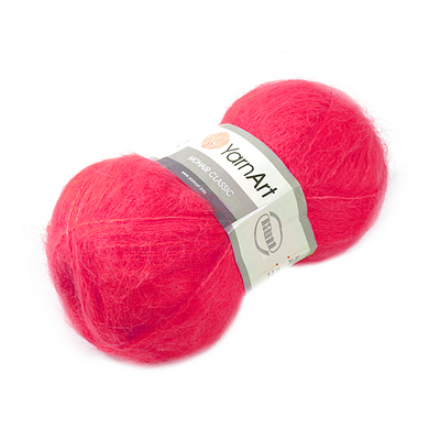 Пряжа Мохер YarnArt (Mohair Classic),100 г / 220 м, 150 ярко-розовый в интернет-магазине Швейпрофи.рф