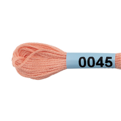 Мулине х/б 8 м Гамма, 0045 персик в интернет-магазине Швейпрофи.рф
