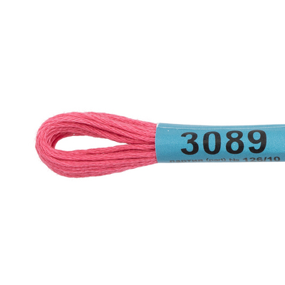 Мулине х/б 8 м Гамма, 3089 т.-розовый в интернет-магазине Швейпрофи.рф