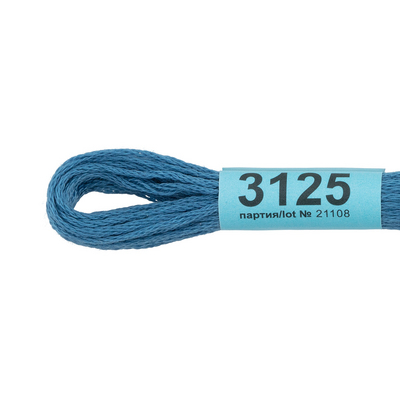 Мулине х/б 8 м Гамма, 3125 св.-синий в интернет-магазине Швейпрофи.рф