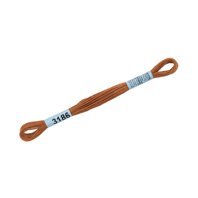 Мулине х/б 8 м Гамма, 3186 св.-коричневый в интернет-магазине Швейпрофи.рф